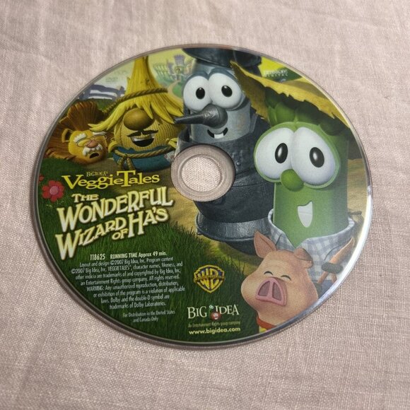 VeggieTales DVD Lot Of 2: The Wonderful Wizard of Ha's & Sillily Little Love - Picture 7 of 8